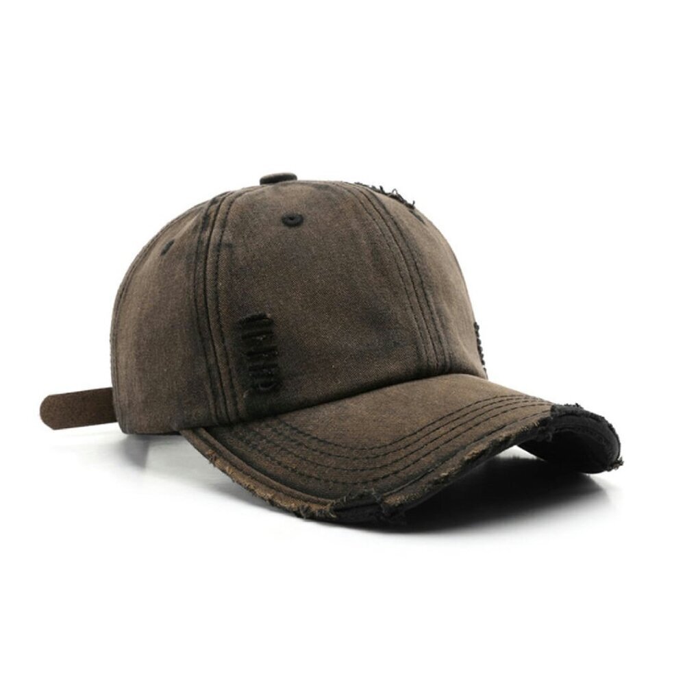 Vintage Distressed Cotton Dad Hat Unconstructed Trucker Cap